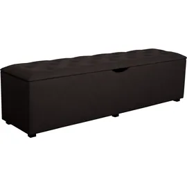 Home Affaire Truhenbank Knobbed Grau 120 x 42 x 40 cm