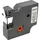 Ampertec Label Band kompatibel zu Dymo D1 43613 (S0720780) schwarz auf weiß 6mm x 7m
