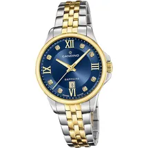 Candino Damen Uhr Analog Elegant Armbanduhr silber gold D2UC4767/3 - Silber