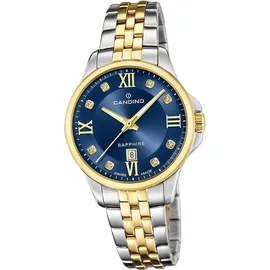 Candino Damen Uhr Analog Elegant Armbanduhr silber gold D2UC4767/3 - Silber