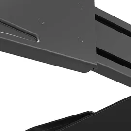 Nedis Vollbewegliche-TV-Wandhalterung - maximal unterstützes Bildschirmgewicht: 50 kg | drehbar | 2 Drehpunkte | ABS / Metall |