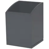M&M Stiftehalter Loft anthrazit Polystyrol 7,0 x 7,0 x 10,0 cm