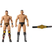 Mattel WWE Hauptkampf Championship Showdown 2er-Pack Actionfiguren und Zubehör, Serie #20 Gunther vs The Miz Sammelset, JCV68, [Mehrfarbig]