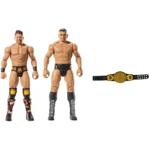 Mattel WWE Hauptkampf Championship Showdown 2er-Pack Actionfiguren und Zubehör, Serie #20 Gunther vs The Miz Sammelset, JCV68, [Mehrfarbig]
