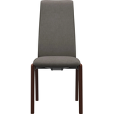 Polsterstuhl STRESSLESS "Laurel", braun (mole dinamica, walnuss), B:57cm H:92cm T:59cm, Microfaser DINAMICA (88% Polyester, 12% Polyurethan), Stühle, Polsterstuhl, Low Back, Größe L, mit abgerundeten Beinen in Walnuss