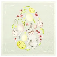 Home fashion Serviette Oster-Dekoei, 33x33 cm, 3-lagig, 20 Stück,