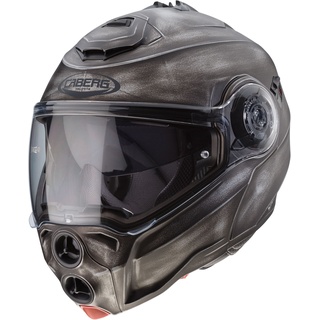 Caberg Droid Iron, casque à bascule - Mat Noir/Gris - XS