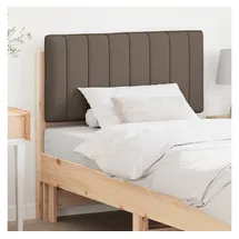 vidaXL Gepolstertes Kopfteil mit Kopfteil Braun und Taupe 90 cm