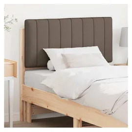 vidaXL Gepolstertes Kopfteil mit Kopfteil Braun und Taupe 90 cm