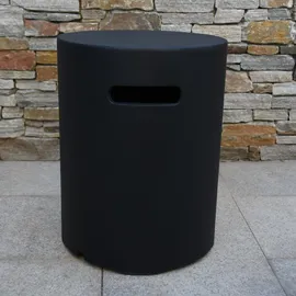 ELEMENTI Abdeckung für Gasflaschen Faserbeton für 5 kg schwarz