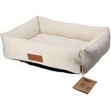 matrasa Hundebett Katzenbett 40x50cm - Katzenkorb Hundekorb mit rutschhemmender Unterseite Beige