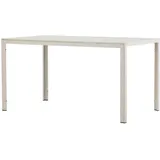 VCM Gartentisch 140 x 80 x 74 cm Beige