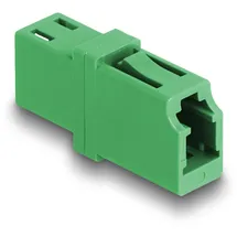 DeLock LWL Kupplung LC Simplex Buchse zu LC Simplex Buchse APC grün
