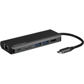 Startech StarTech.com (USB-C, 2 Ports), Dockingstation - USB Hub, Schwarz, Grau