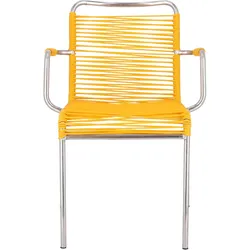 Outdoor Stapelsessel Fiam MYA SPAGHETTI gelb