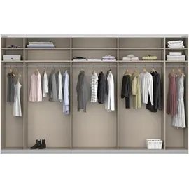 Rauch Schwebetürenschrank Oracle 360 x 229 x 62 cm Grau