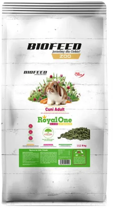 Bioofeed ROYAL ONE CUNI ADULT 8kg Kaninchenfutter