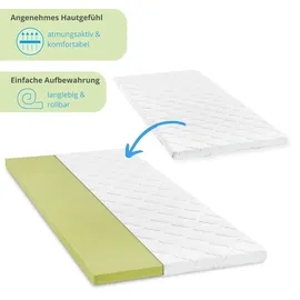 sleepling ergonomischer Viscoschaum Topper 80 x 200 cm weiß