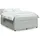 vidaXL Boxspringbett 180 x 200 cm Hellgrau