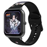 ABYX Fit Touch 3 BT 20 mm Aluminiumgehäuse schwarz Silikonarmband schwarz 20 mm