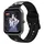 ABYX Fit Touch 3 BT 20 mm Aluminiumgehäuse schwarz Silikonarmband schwarz 20 mm