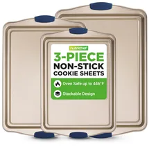 NutriChef Antihaft-Backblech-Set 3-teilig