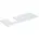 Waschtisch-Platte One 120x3x47cm w/lack hochgl Ausschn li
