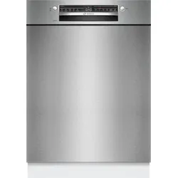 BOSCH Unterbaugeschirrspüler "SMU2HVS02E", D (A-G), silber (silberfarben), B:59,8cm H:81,5cm T:57,3cm, Geschirrspüler, Flexibilität dank VarioSchublade & höhenverstellbarer Oberkorb, Topseller
