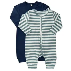 Minymo Schlafoverall 2er Pack Goblin Blue, 62