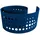 zaun|zu® Sichtschutzstreifen 255 x 19 cm Blau Kunststoff 2 St.