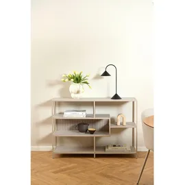 VCM Bücherregal 114 x 35 x 78 cm Grau