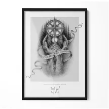 Tulup Bilderrahmen Modern Schwarz 50x70 cm 1 St.