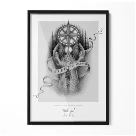 Tulup Bilderrahmen Modern Schwarz 50x70 cm 1 St.