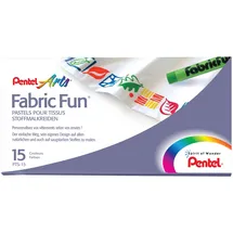 Pentel Stoffmalkreide 15 St. Mehrfarbig