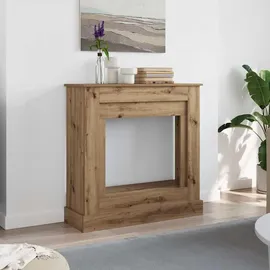 vidaXL Kaminumrandung Artisan-Eiche 90 x 30 x 90 cm Braun