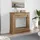 vidaXL Kaminumrandung Artisan-Eiche 90 x 30 x 90 cm Braun