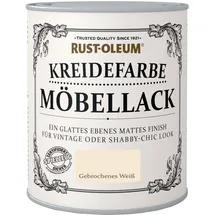 RUST-OLEUM Kreidefarbe Möbellack Gebrochenes weiß Matt 750 ml