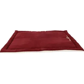 Heim Microfaser-Hunde- und Katzendecke Bordeaux 70 cm x 47 cm