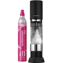 Sodastream ENSO Schwarz + PET-Flasche + Zylinder