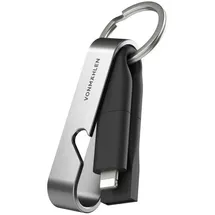 VONMÄHLEN High Six, USB C, USB C, Schwarz, Edelstahl