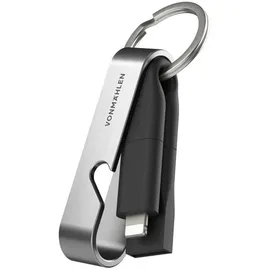VONMÄHLEN High Six, USB C, USB C, Schwarz, Edelstahl