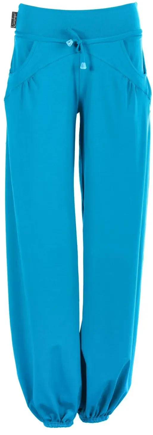 Dancehose WINSHAPE "WTE3", Damen, Gr. XXL, Normalgrößen, blau (türkis), 90% Baumwolle, 10% Elasthan, Hosen, Dance-Style