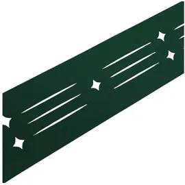 zaun|zu® Sichtschutzstreifen Dekor Starline 255 x 15 cm Grün Kunststoff 2 St.