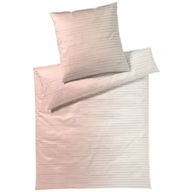 ELEGANTE Move Gestreift Blush 155 x 220 cm + 80 x 80 cm