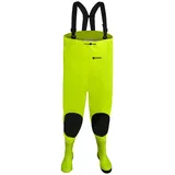 Dönges Wathose Hi-Vis mit S5 Sicherheitsstiefel, Größe 47