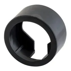 GI-Schutzkappe schwarz für Manometer 50mm Anschluss unten