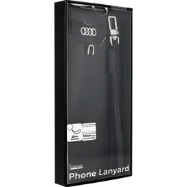 Audi Universal-Schlüsselband 28cm x 10mm Schwarz