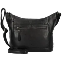 GREENBURRY Colombiana Umhängetasche Leder 27 cm schwarz
