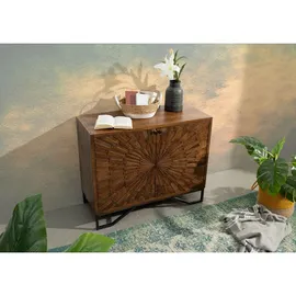 Massivmoebel24 Kommode Mango 107 x 46 x 86 cm Braun