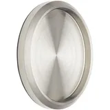 SOTECH Schiebetürgriff MILA Griff-Ø: 70 mm selbstklebend mit 3M Klebepad Möbelgriff echt Edelstahl Muschelgriff für Glas-Türen & Zimmertüren Griffmuschel zum Aufkleben Glastürgriff